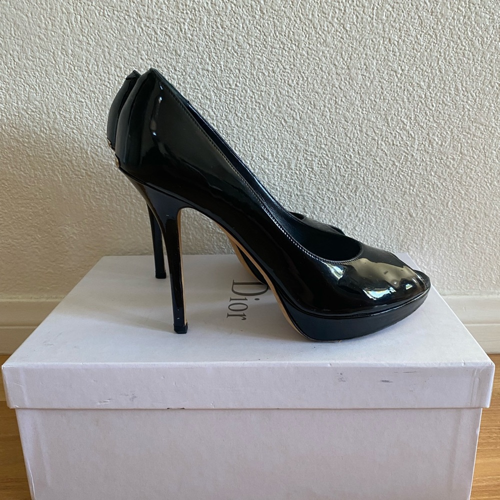 Dior Miss Dior Escarpin12 Peep Toe Pumps (Size 38) - Picture 4 of 9